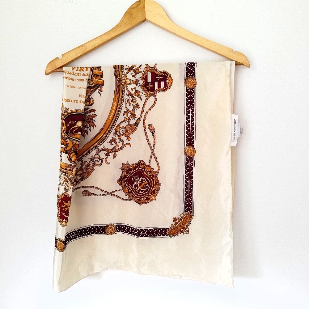 Vintage Jones New York silky scarf